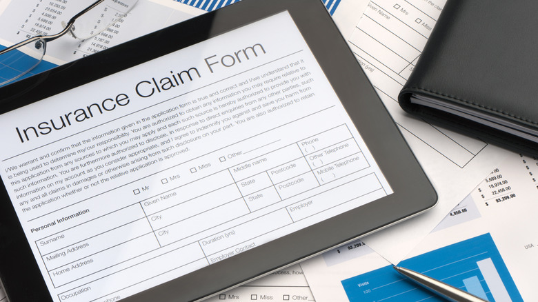 insurance claim form 