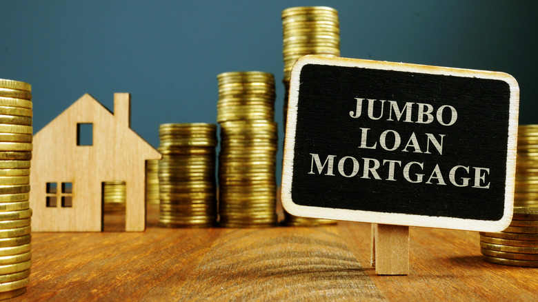 Jumbo Loan mortgage sign