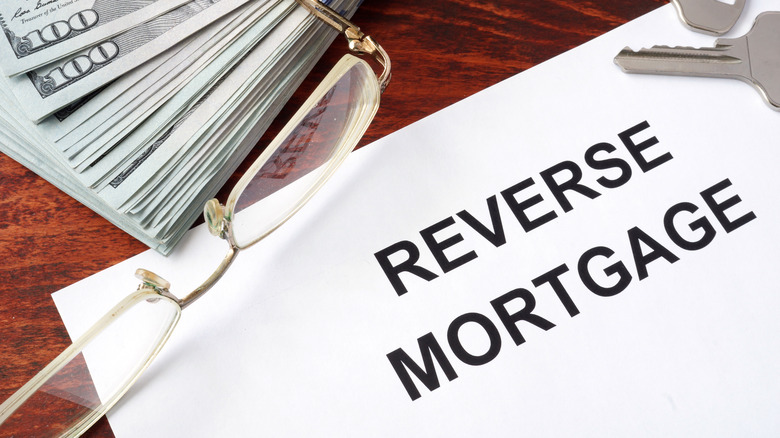 Reverse Mortgage  paperwork 