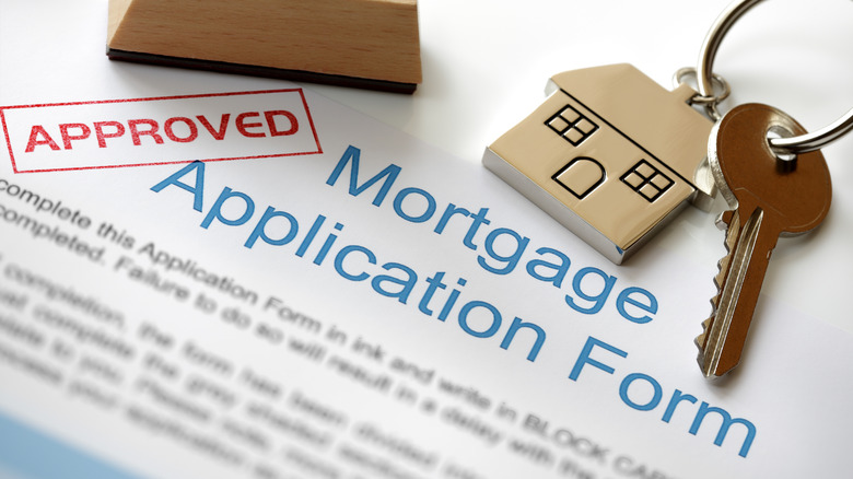 approved mortgage application form