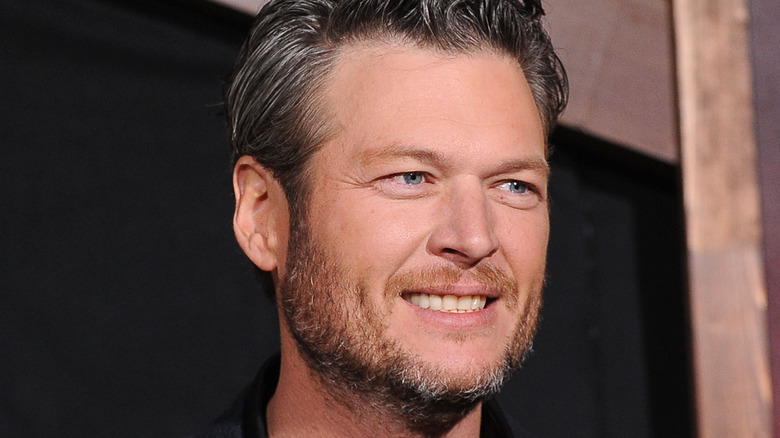 Blake Shelton smiling