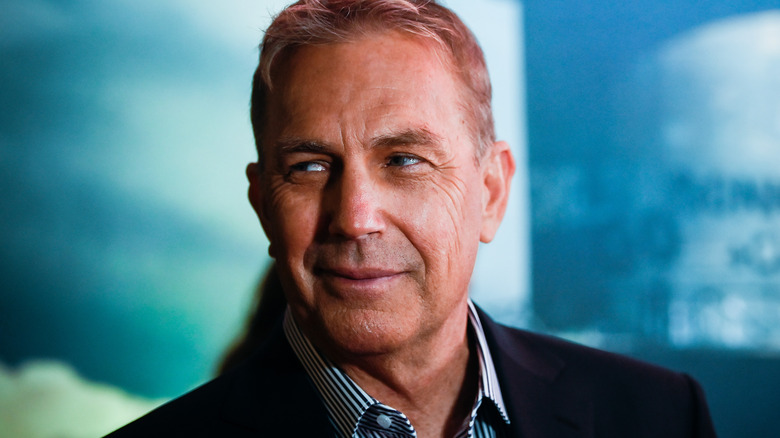 Kevin Costner smiling