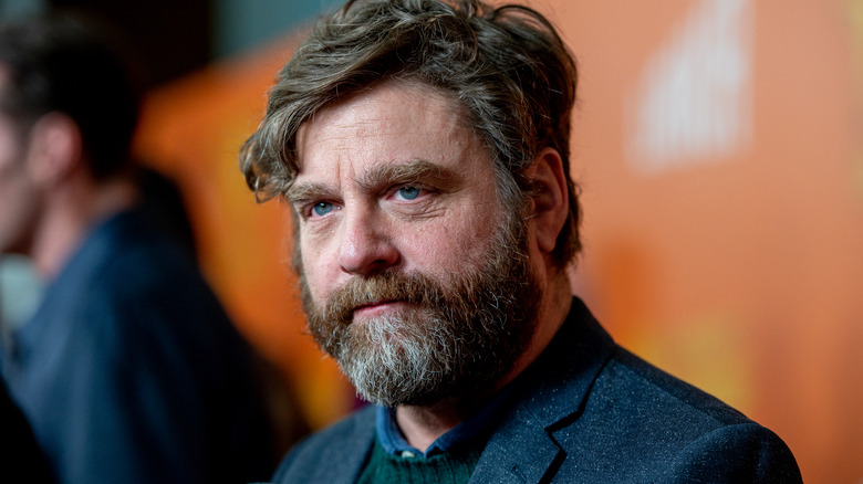 Zach Galifinakis staring