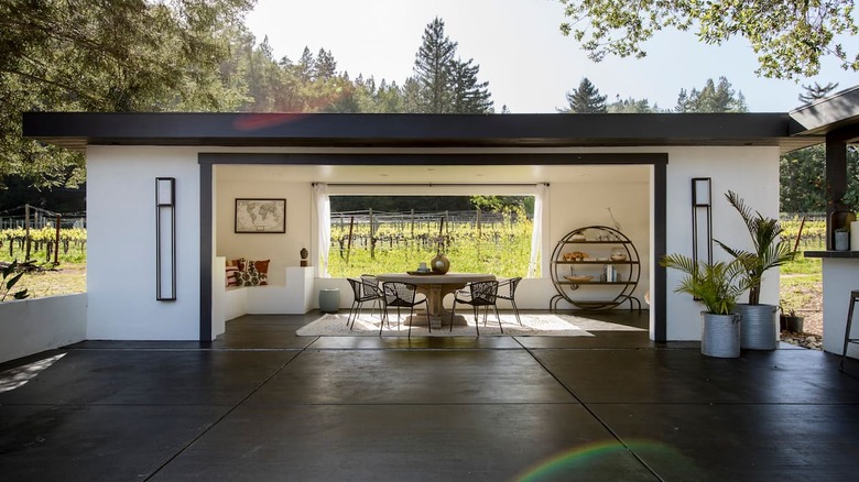 beautiful outdoor dining area 