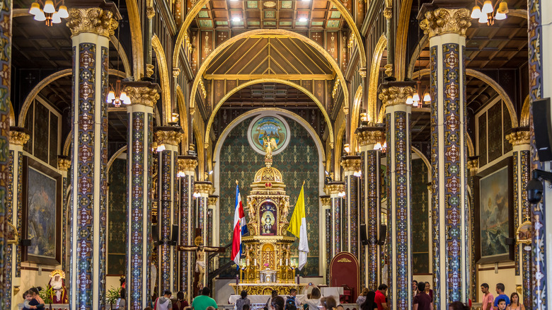 altar and church interiors