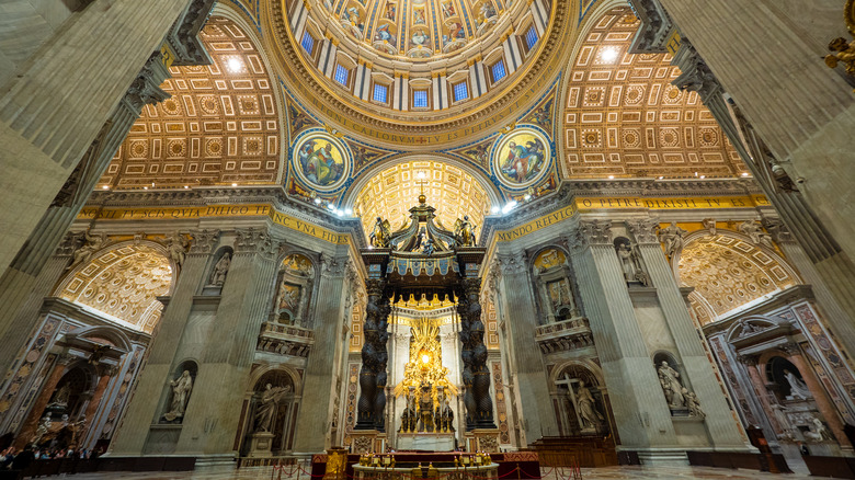 Inside of St. Peter's Basilica