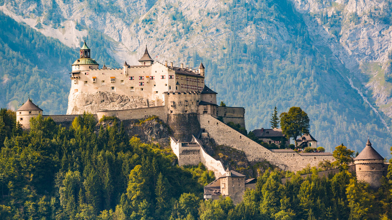 Hohenwerfen Castle mountain