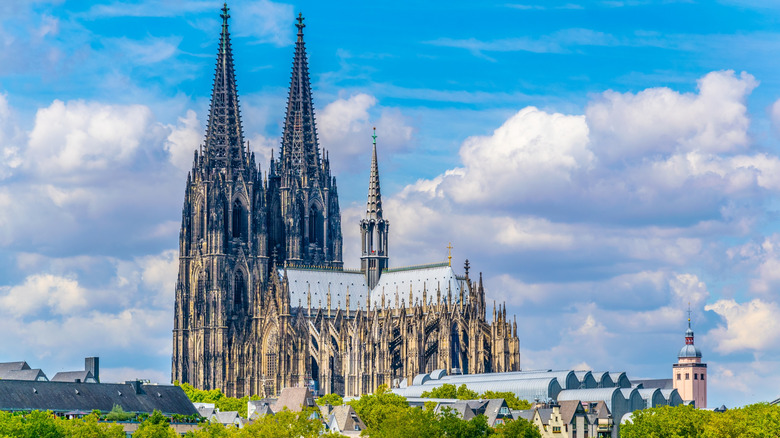 Cologne Cathedral and clouds