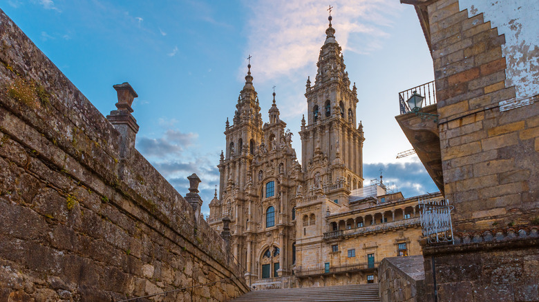 Santiago de Compostela Cathedral steps