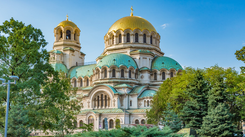 St. Alexander Nevsky Cathedral trees