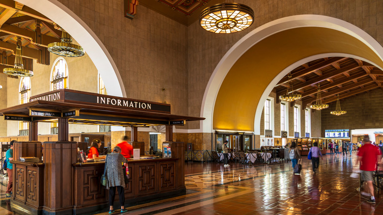 Inside historic Union Station LA