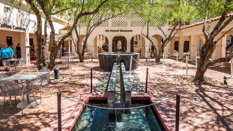 Heard Museum courtyard