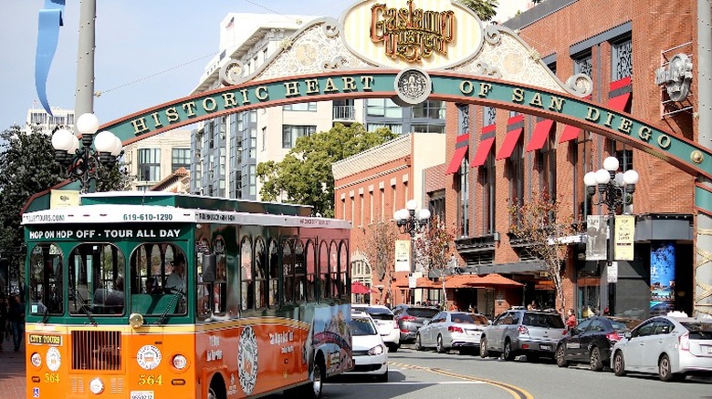 Gaslamp Quarter in San Diego