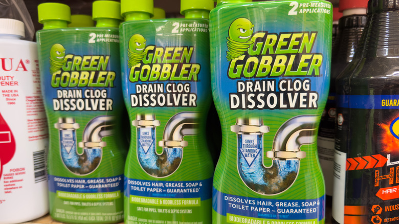 Green Gobbler products on shelf