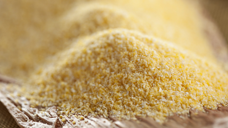 pile of cornmeal