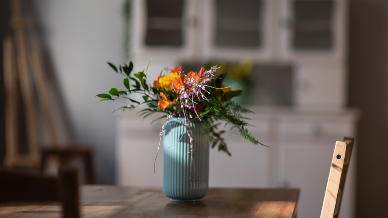 flowers in vase