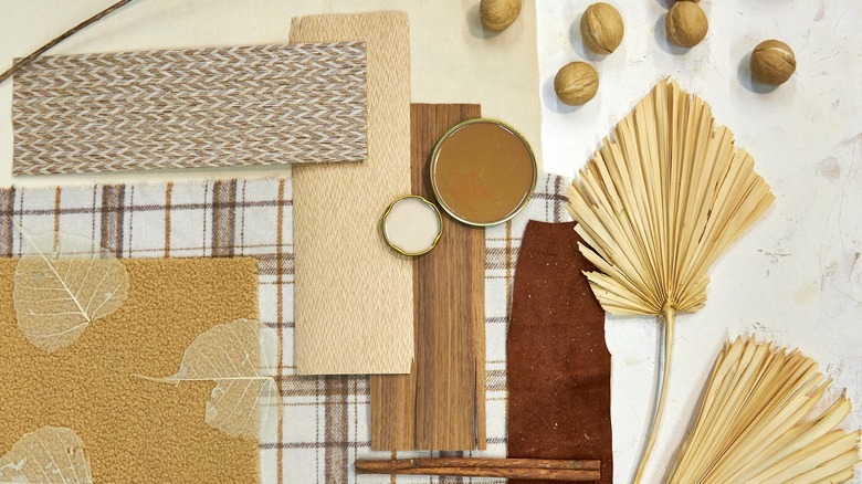 earth tone mood board