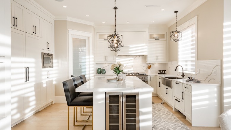 White kitchen cabinets modern kitchen 