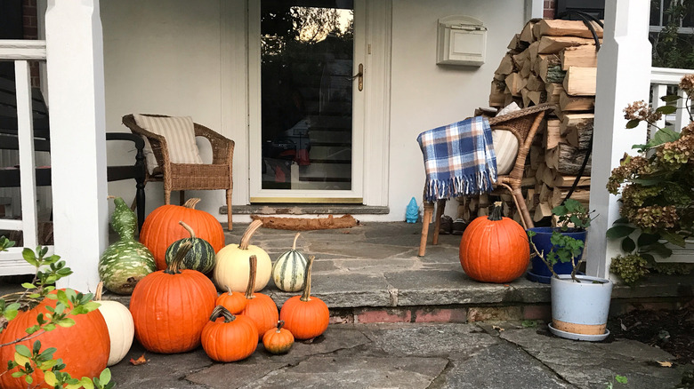 autumn porch