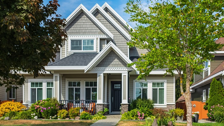 Sunny home exterior