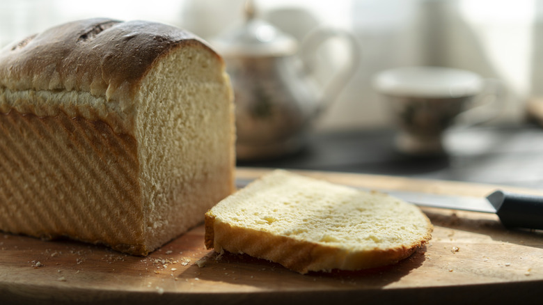 White bread loaf