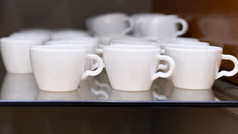 Collection of coffee cups