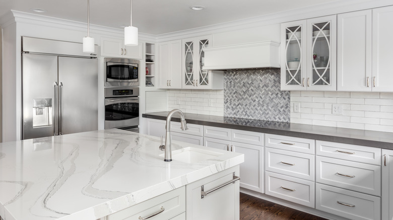 Kitchen with plentiful counter space