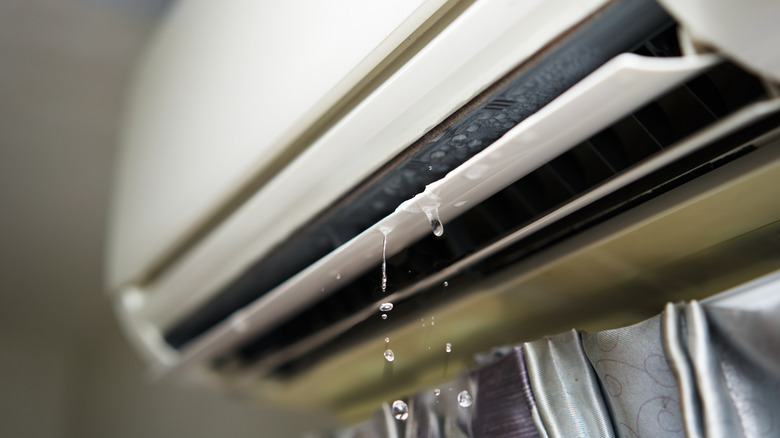 Water dripping from mini-split AC