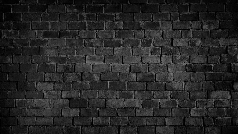 dark brick wall