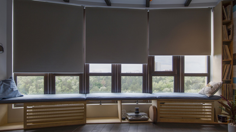 blackout blinds in modern home