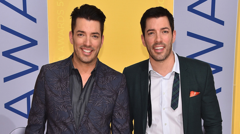 The Property Brothers smiling