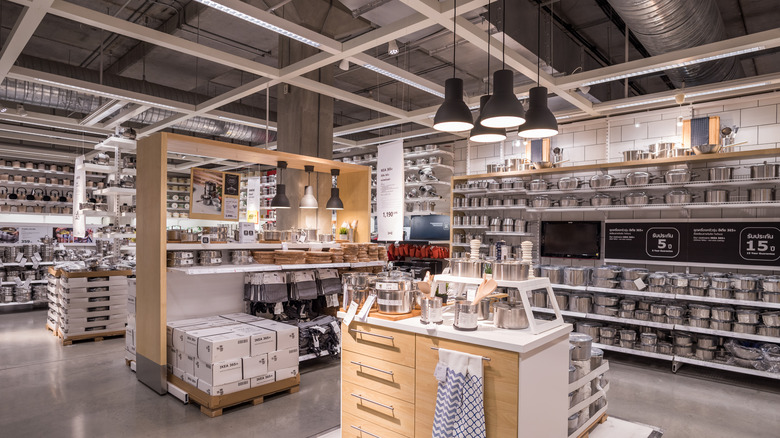 IKEA kitchen aisle