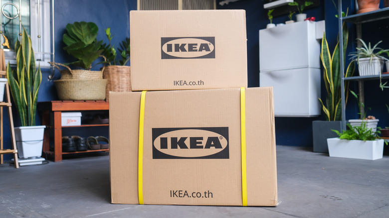 IKEA shipping boxes