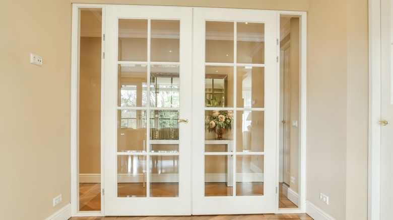 French doors inside home