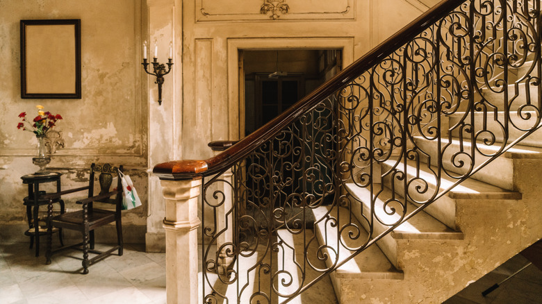 Mediterranean iron staircase