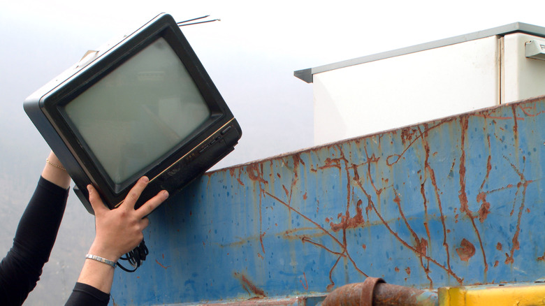 recycling an old television