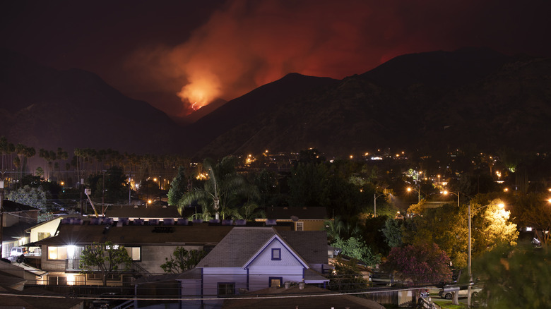 wildfire in California