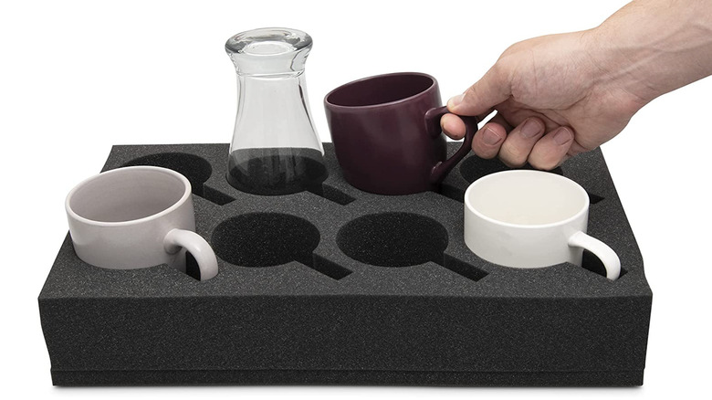 foam holder for mugs