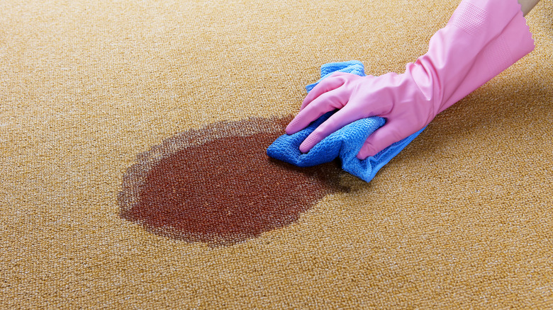 stain in carpet