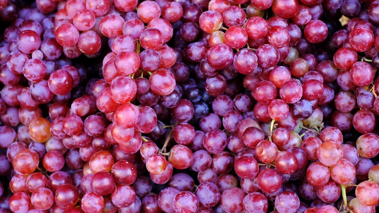 Purple grapes