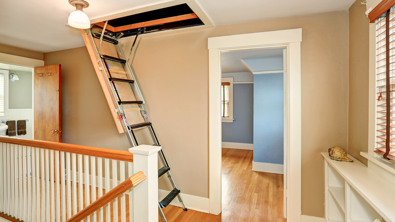 attic stairs