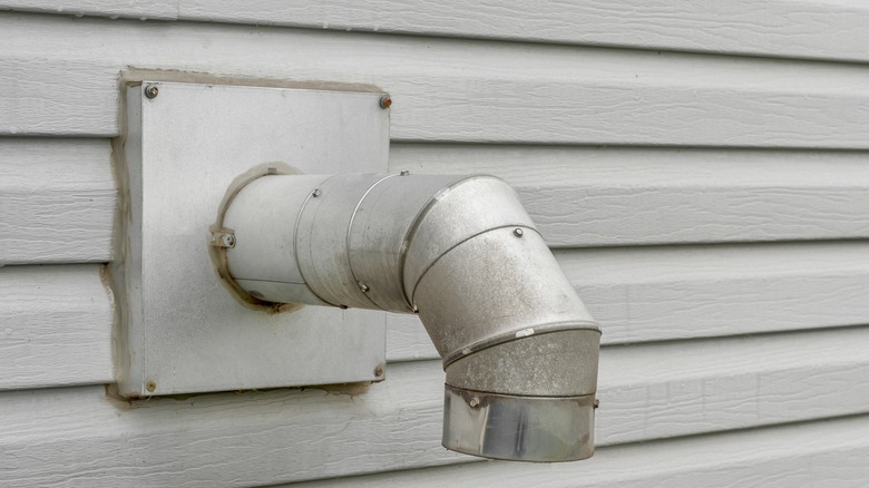 dryer vent on a property