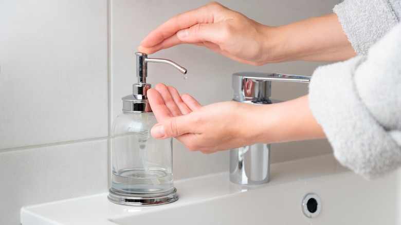 hand soap dispenser