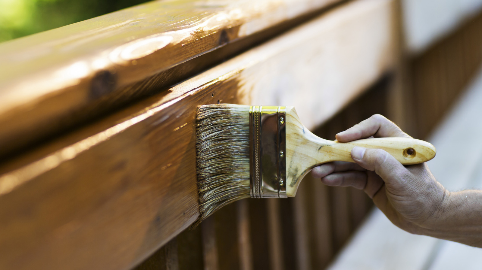 The TikTok Hack That Shows All You Need To Stain Wood Is In Your