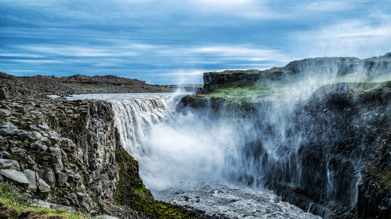 Iceland waterfall