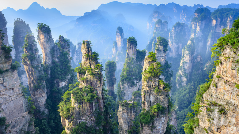 mountains of Zhangijajie