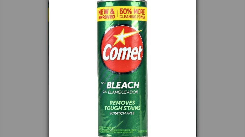 comet with bleach powder cleaner