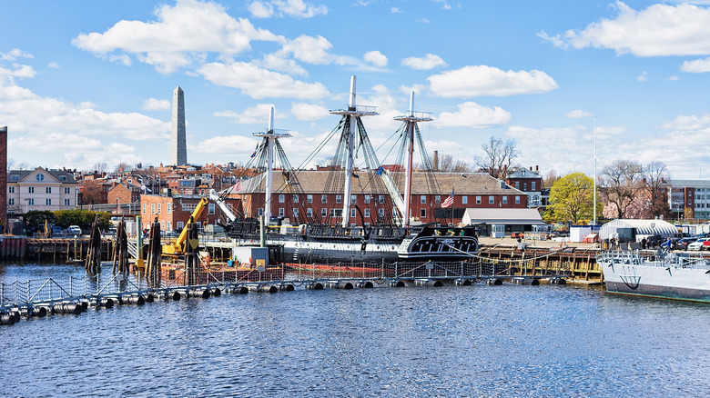 Navy yard in Charlestown, Boston