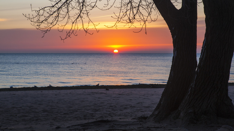 Sunset at Rogers Park