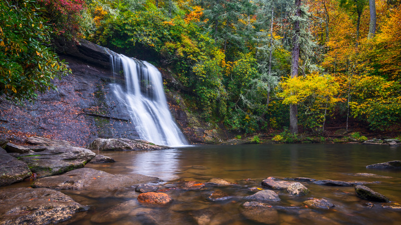 waterfall in Pisgah National Forest